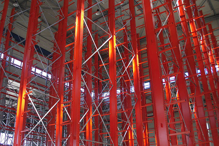 cantilever racking, storage of aluminium
