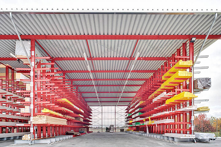 cantilever racking warehouse
