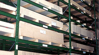 pallet racking at timber trade companies