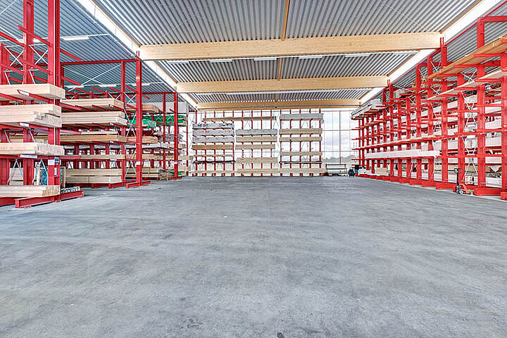 cantilever racking warehouse
