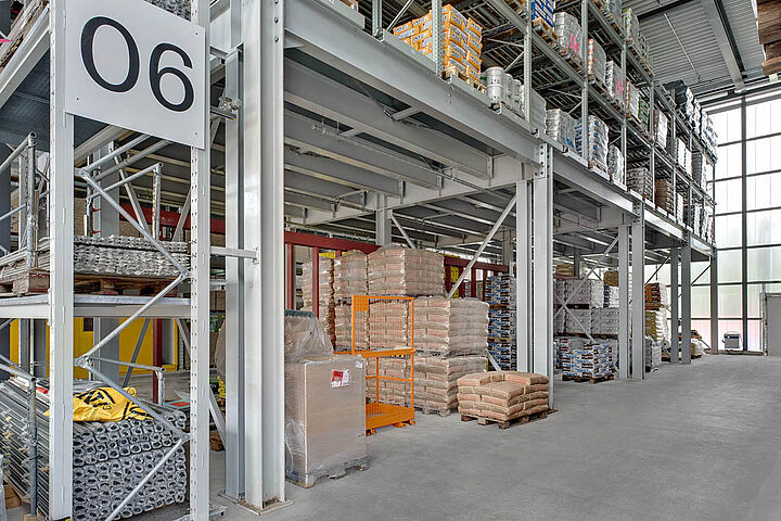 Mezzanine floor building material