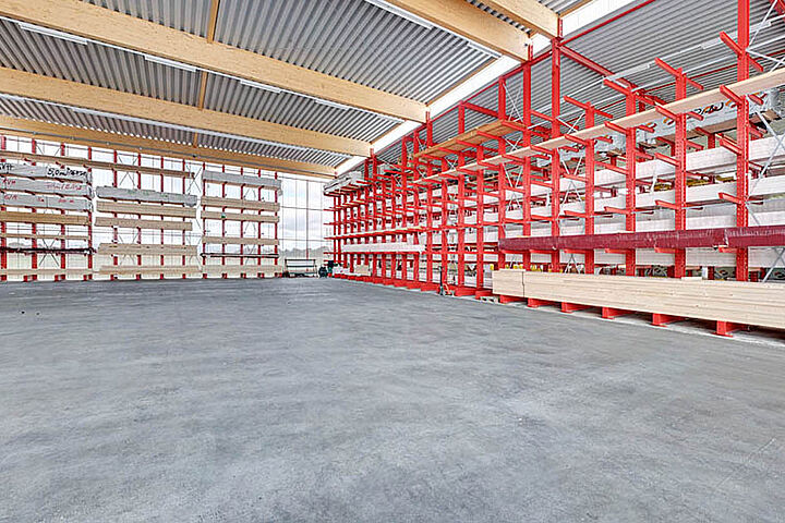 cantilever racking warehouse