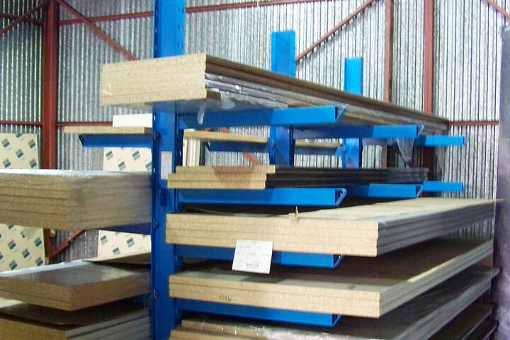cantilever racking for chipboards