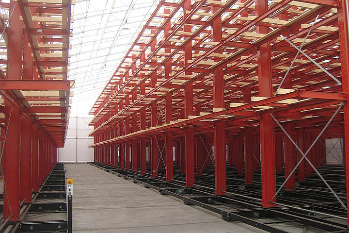 mobile cantilever racking