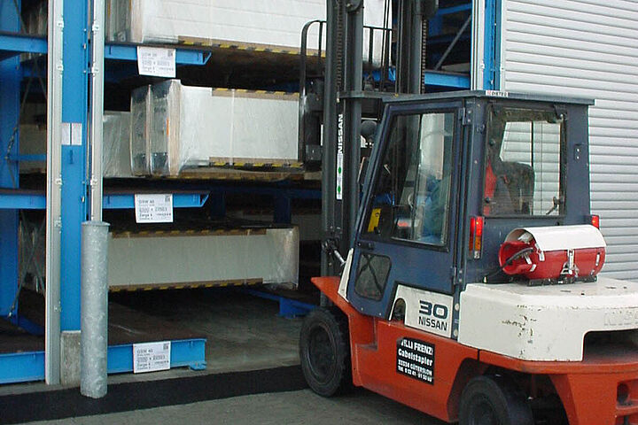 drive-in racking system