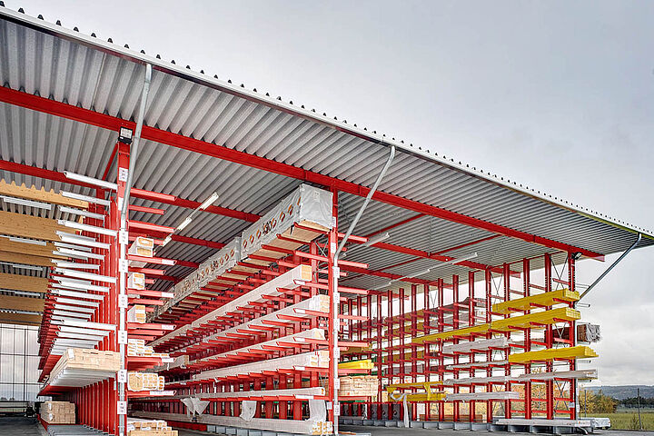 cantilever racking warehouse