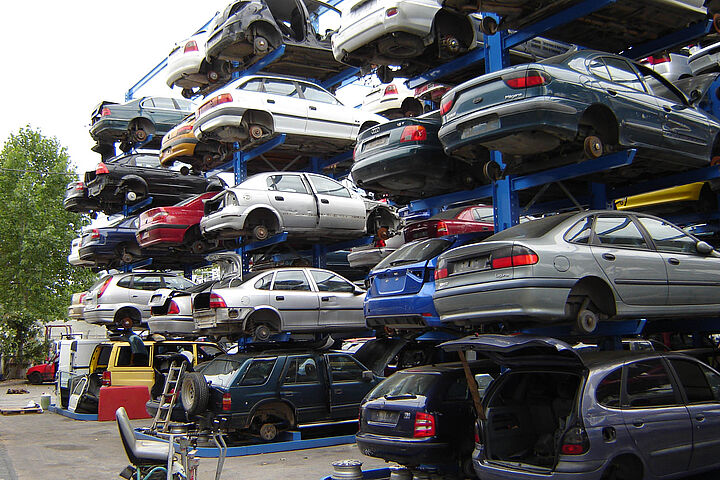 cantilever racking for vehicle storage
