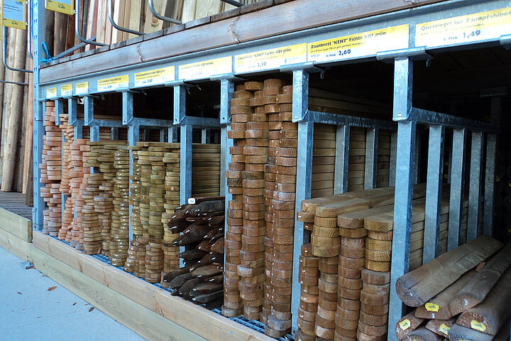 pallet racking galvanized with divider system