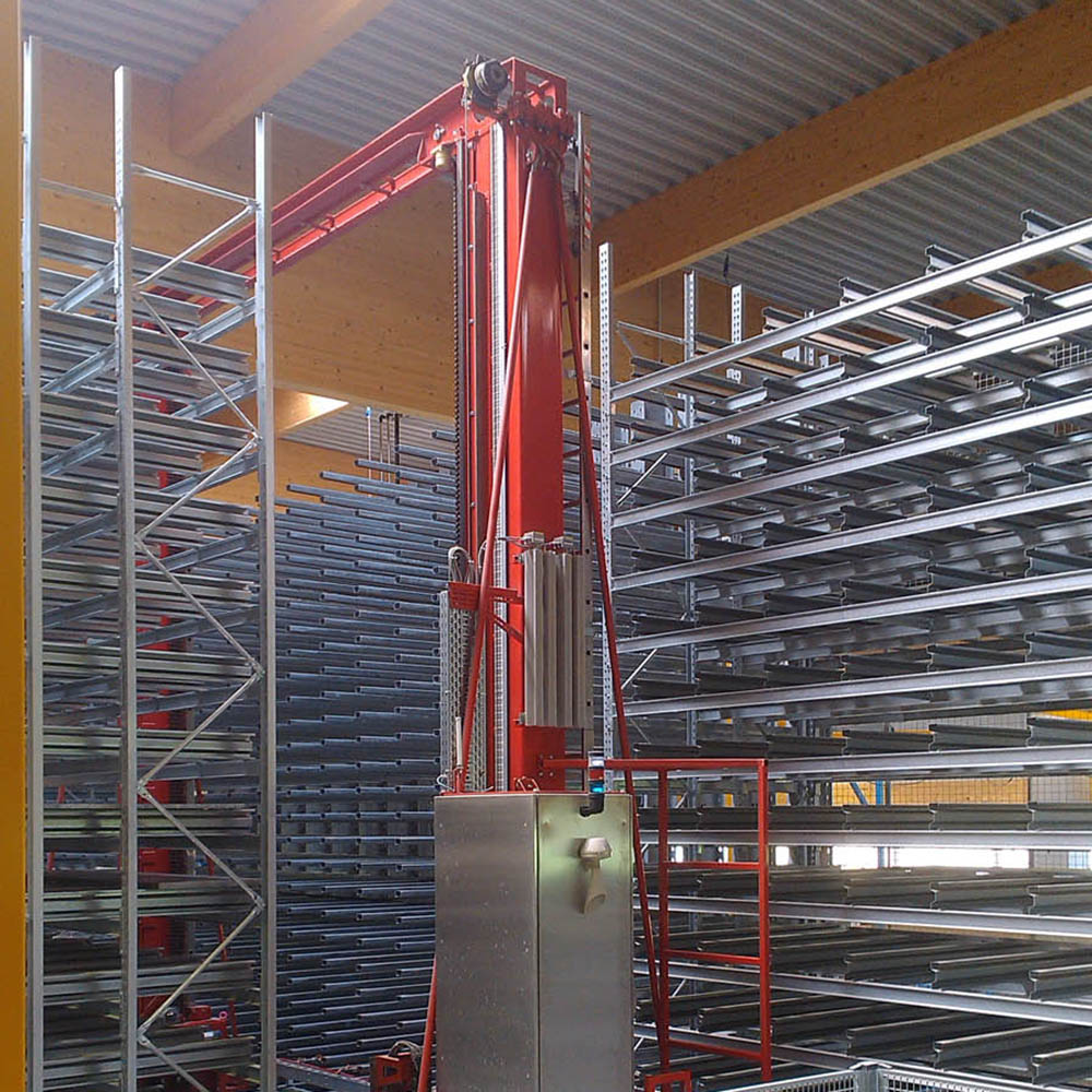 automatic racking systems for the steel processing industry