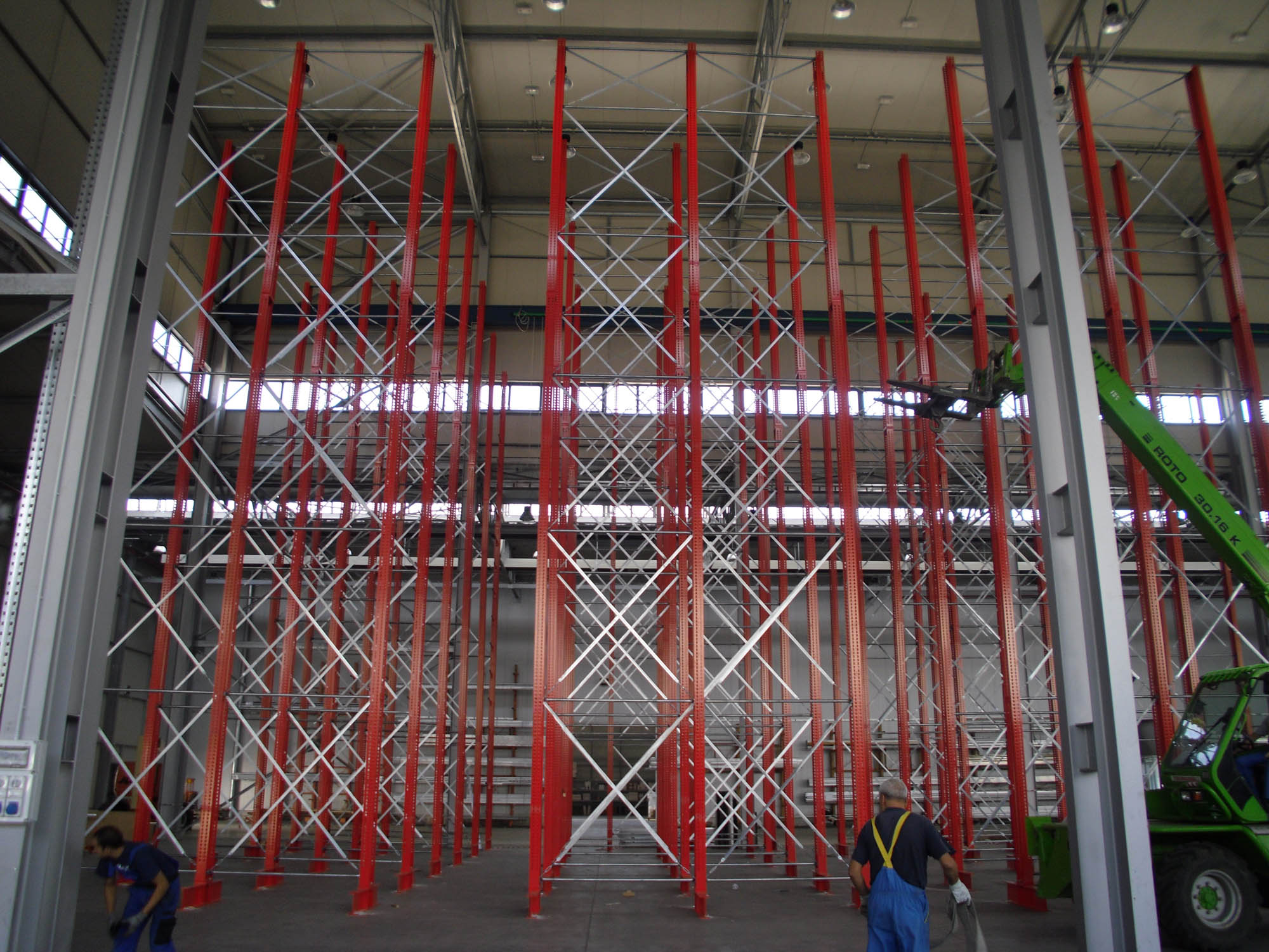 cantilever racking, storage of aluminium